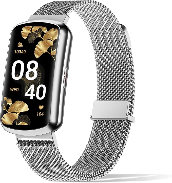 Health Fitness Tracker with 24/7 Heart Rate, Smart Watch with Blood Pressure and Blood Oxy-gen Monitor, Bulit-in 120+ Sport Mode, Sleep Tracking Waterproof Activity Tracker for Women Men