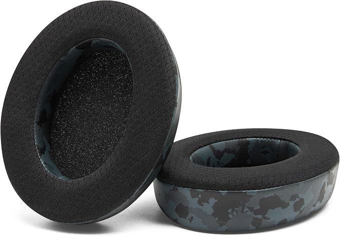 WC Freeze HD6XX - Cooling Gel Earpads for Sennheiser HD6XX, HD58X, HD600, HD650, HD660S, HD660S2, HD580, HD565 & More, Made by Wicked Cushions | Extra Comfortable and Cool | Black Camo