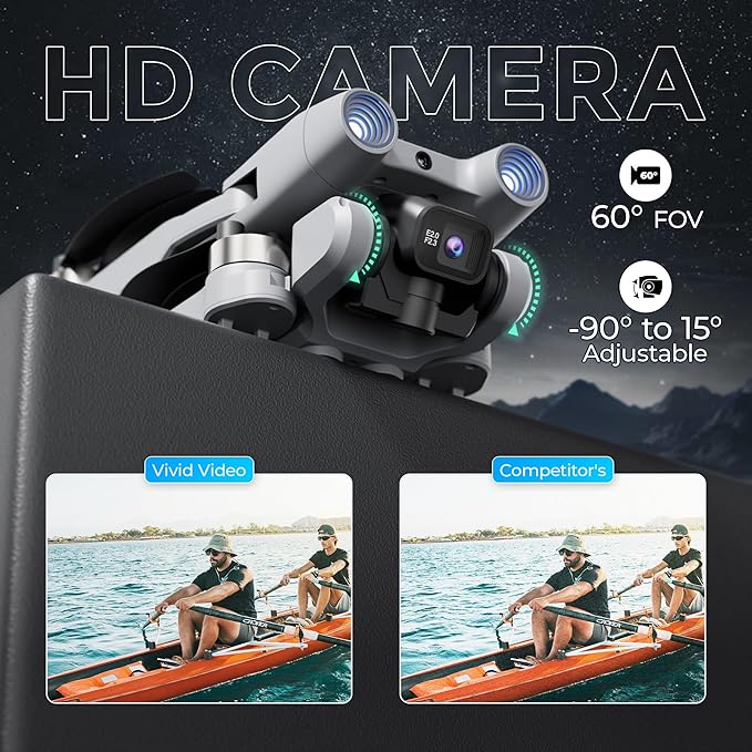 Contixo F21 Pro Drone with Dual Camera, 30 Min Flight Time With 2 Batteries, 4.3" Screen Remote, Obstacle Avoidance, Optical Flow Hover, 2.4GHz FPV, Altitude Hold, 3D Flip Drones For Adult Teenager