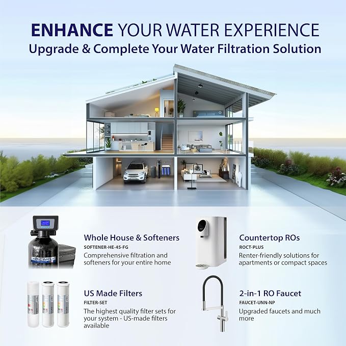 APEC WATER WiFi Water Leak Detector for Home, App Connected get Real-Time Alerts, Highly Reliable Dual Sensor Wet Moisture Detection (3PK)