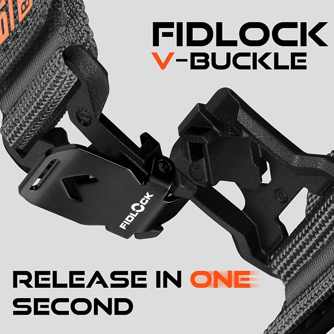 Bandletic Compatible with Garmin Fenix 5 6 7 Watch Band - 22mm Easy-Fit Rugged Nylon Strap with Magnetic Fidlock V-Buckle for Fenix 8 47mm/7 6 Pro/5 Plus/Forerunner 965/945/Approach S62/Instinct 3 2