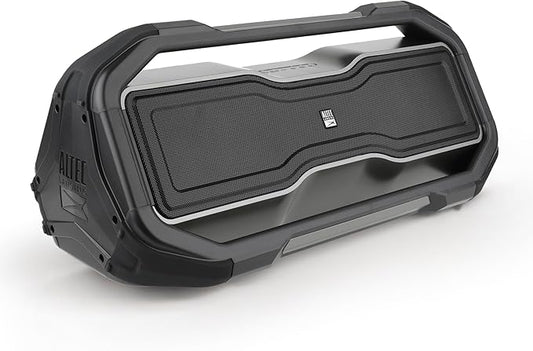 Altec Lansing - ROCKBOX Wireless Bluetooth Speaker, Portable Waterproof Speaker with 20 Hour Playtime and 5 Illuminating LED Light Modes, Floating Wireless for Indoors and Outdoors