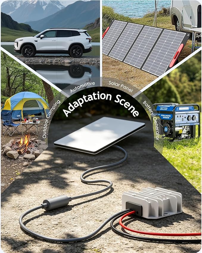 Starlink Mini 12V Adapter,12V/24V to 30V 3.5A DC Step Up Converter Starlink Mini Power Supply Adapter with Battery O-Ring Cable,Waterproof DC Port,9-28V Input,No Voltage Drop for Truck RV Accessorie