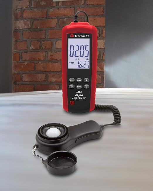 Triplett LT65 Digital Illuminance/Light Meter up to 400,000 Lux / 40,000 Fc