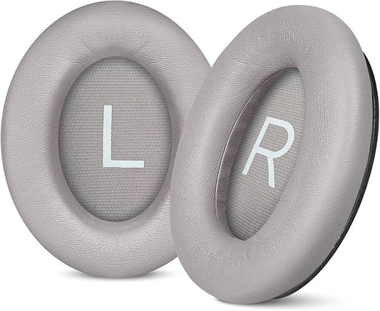 Aurivor Replacement Ear Pads for Bose QuietComfort 45 35 ii (QC45 QC35) Headphones, Earpads Cushions for QC SE SC & New Quiet Comfort (Deep Bass), with Softer Foam & Protein Leather (Sandstone)