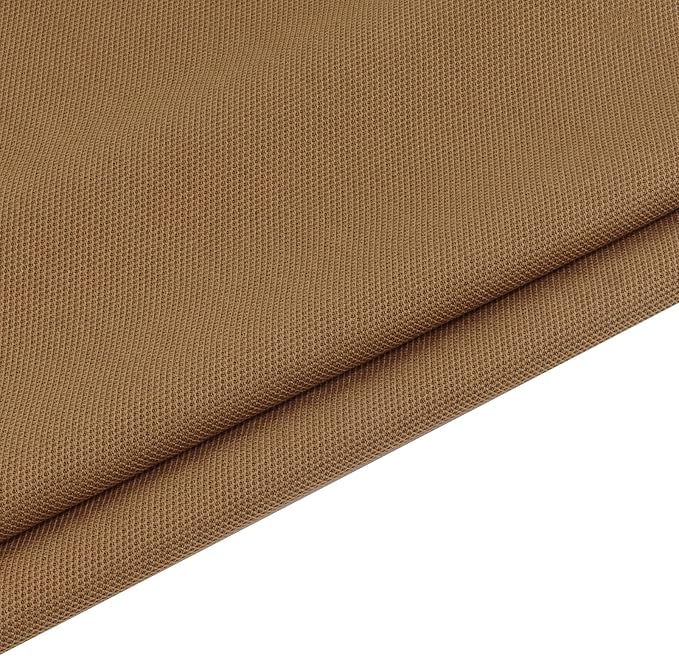 96" x 54" Speaker Grill Cloth, Stereo Grill Mesh Fabric Dustproof Replacement for Custom Cabinets Speaker Cloth Restoration Home Audio Decor Subwoofer Covers Brown