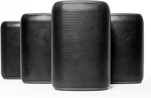 Rocksteady Stadium 2: 4 Speaker Pack - Immersive, connectible, and up to 150 ft of Range. Up to 30 Hours of Battery Life. (4 Speaker Pack)