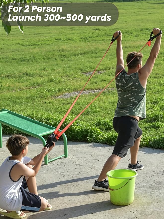 Water balloon launcher slingshot heavy duty balloon launcher 3 man water balloon slingshot water balloon launcher slingshot 500 yards catapult rocket adult Toys