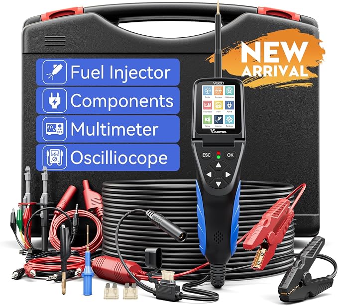 VDIAGTOOL VD30 Pro Car Code Reader with VDIAGTOOL V500 Auto Intelligent Power Circuit Probe Tester Kit