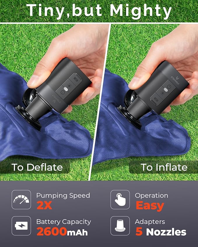 ETENWOLF AIR 3 Air Pump & USB C Charger