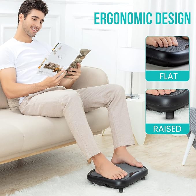 Snailax Shiatsu Foot Massager with Heat, Electric Feet Massager Machine for Plantar Fasciitis, Heated Foot Warmer, Gifts for Men, Women