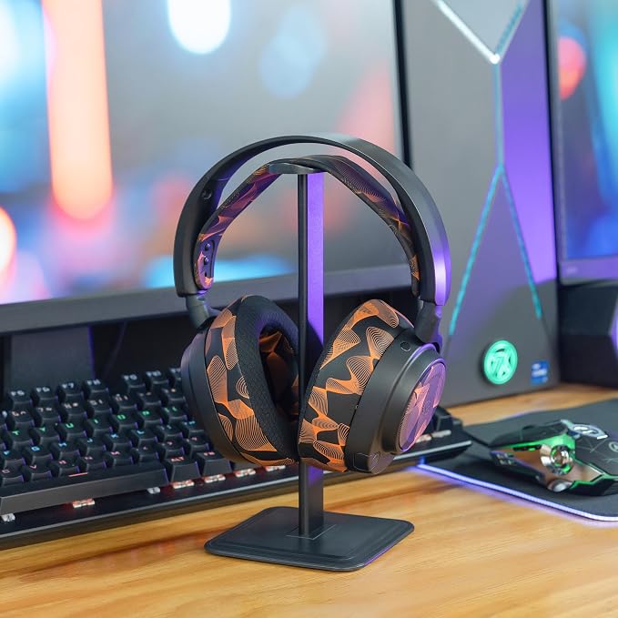 WC Freeze Nova Pro Wireless - Cooling Gel Earpads for Arctis Nova Pro Wireless, Nova Elite & Nova Pro Omni (Doesn’t Fit Other Models), by Wicked Cushions, Extra Thick & Comfortable | Kinetic Wave