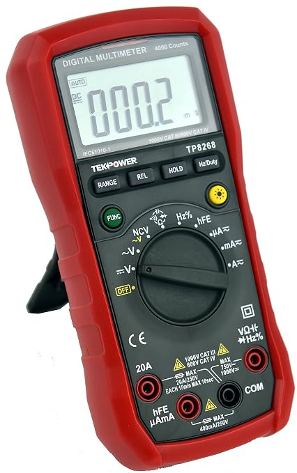 Tekpower TP8268 AC DC Auto/Manual Range Digital Multimeter with NCV Feature