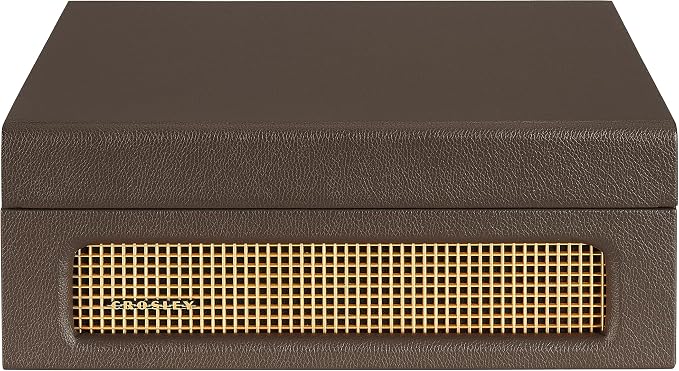Crosley CR8017B-CO Voyager Vintage Portable Vinyl Record Player Turntable with Bluetooth in/Out and Built-in Speakers, Cocoa | Vinyl Record Player, Bluetooth In/Out, Built-in Speakers