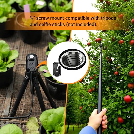 Quantum PAR Meter for LED Grow Light, PPFD Meter with Daily Light Integral, Light Meter for Plants, Greenhouse and Indoor Vertical Farming, Measuring Light Intensity 400-700 nm
