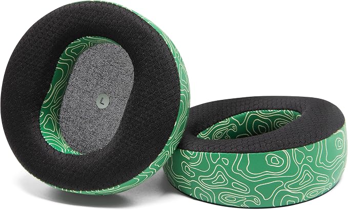 WC Freeze Maxwell - Cooling Gel Replacement Earpads for Audeze Maxwell Headphones by Wicked Cushions - Elevate Comfort, Durability, Thickness & Sound Isolation for Epic Gaming Sessions | Emerald Tide