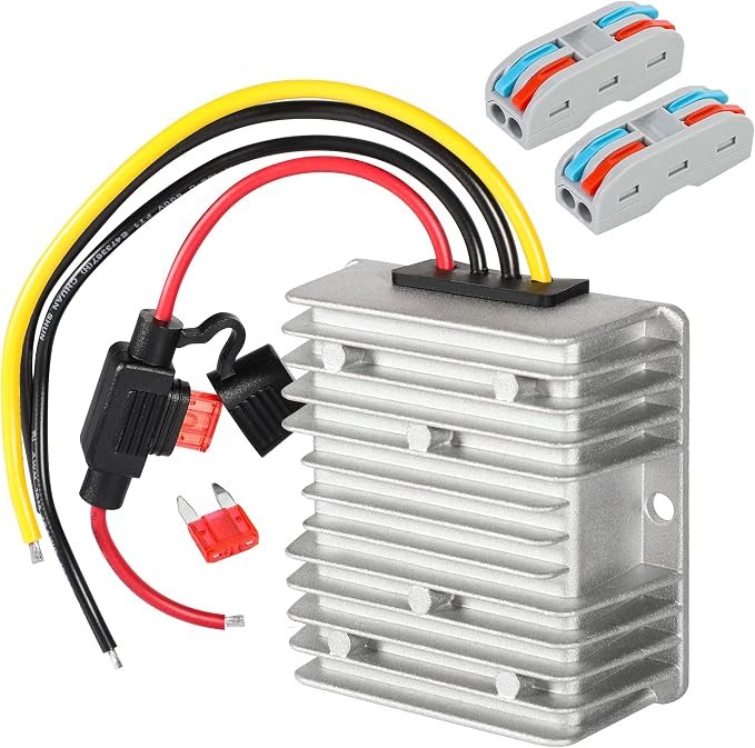 HOMELYLIFE 10A 120W Golf CART 24V 36V 48V to 12V Converter DC to DC Voltage Reducer Step Down Transformer Waterproof