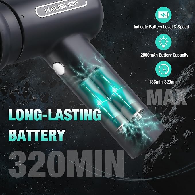 HAUSHOF Electric Spin Scrubber, Cordless Dish Scrubber Brush with 8 Replaceable Heads & 3 Speeds, Power Scrubber Electric Scrubber for Cleaning Kitchen, Sink, Bathroom, Knife Sharpener Included