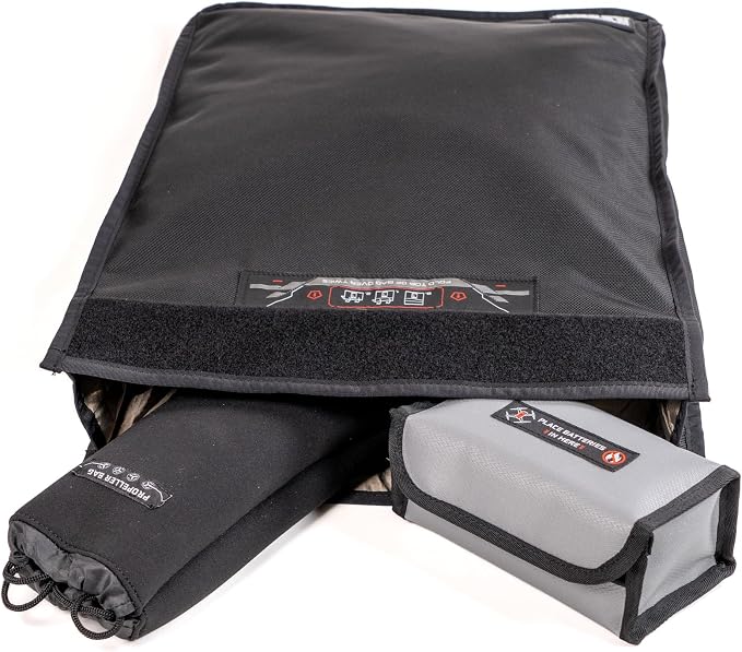 Mission Darkness Recon Faraday Drone Shield // Military-Grade RF Shielding for Drones UAVs Electronics Mobile Devices // Digital Forensics Signal Isolation Anti-tracking Travel Protection Bag