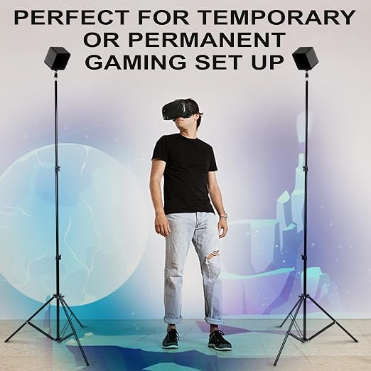 Skywin VR Tripod Stand for HTC Vive Base Station - 2 Adjustable Stands | Stable Tracking, Compatible with HTC Vive, Sensor Stand & Base Station Mount for Vive Sensors or Oculus Rift Constellation