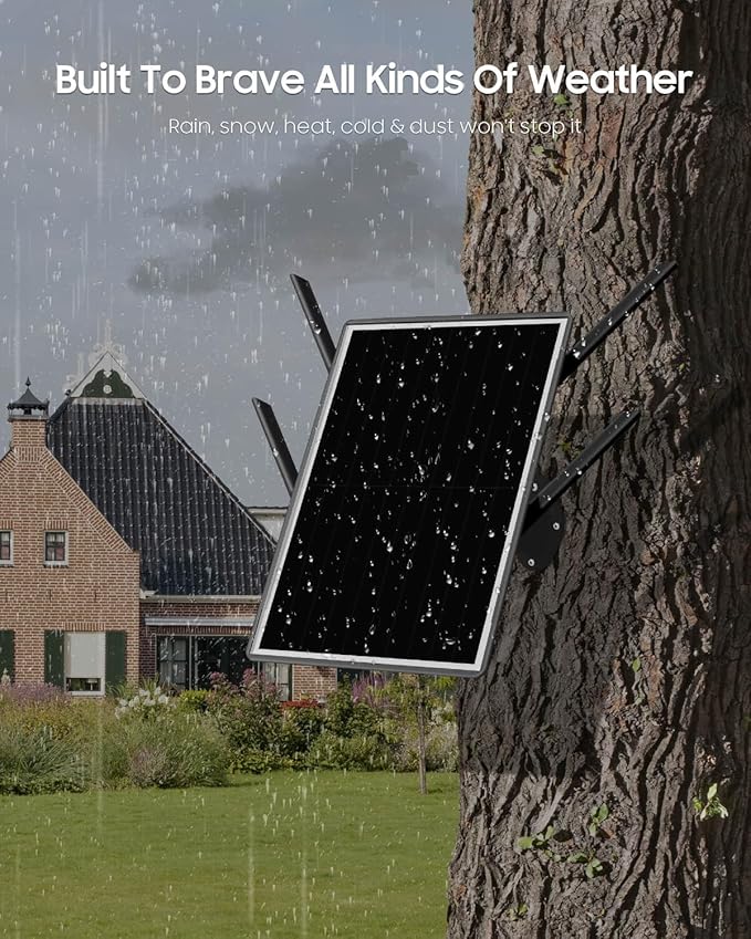 Solar WiFi Extender Outdoor with 4 Antennas, Solar Powered Outdoor WiFi Repeater with 15W Panel & 26000mAh Battery, Outdoor WiFi Extender up to 500ft, IP65 Weatherproof for Farm Yard Garage (Grey)