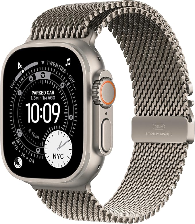 Apple Watch Band - Milanese Loop - 49mm - Natural - Large