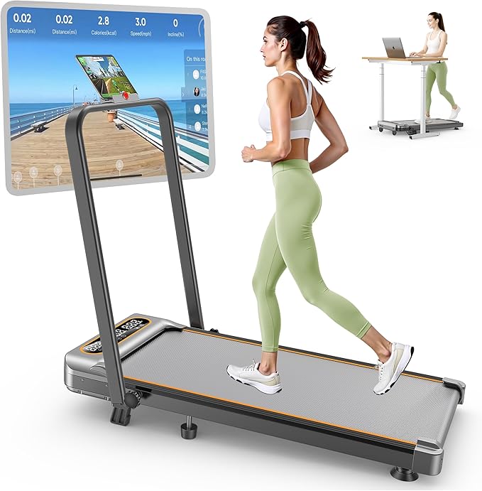 Walking Pad with 8% Incline Walking Treadmill Pad with APP