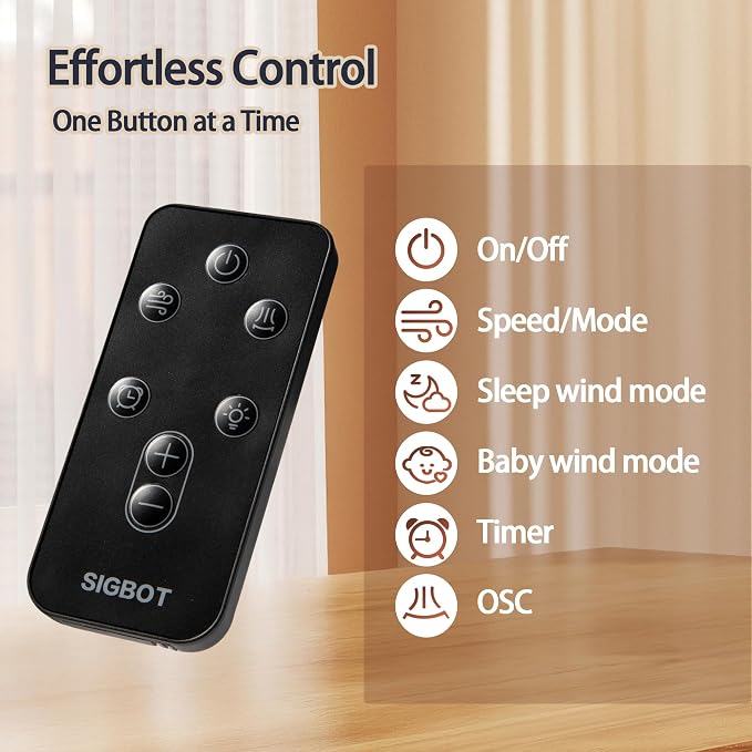 Fan for Bedroom with Remote,28dB Touch Control, Ultra Quiet Desk Fan, 9-Hour Timer, 70ft Powerful Airflow, 10-Inch High-Velocity Air Circulator Fan,8-Speed Oscillating Table Fan for Home, Dorm,Office