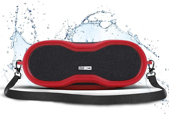 Altec Lansing - Portable Bluetooth Speaker, Waterproof IP67