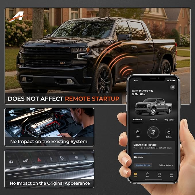Auto Start Stop Eliminator Compatible with GMC Yukon & Chevy Tahoe Suburban 2021-2026 Accessories, Plug and Play Easy Install Autostop Eliminator