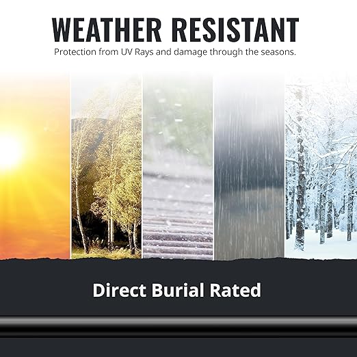 Cables Direct Online Speaker Wire 14 Gauge, 500 ft for Outdoor and Indoor Use, 14/4 CCA (Copper Clad Aluminum) Stranded Bulk Audio Cable, In Ground Direct Burial Waterproof and UV Resistant