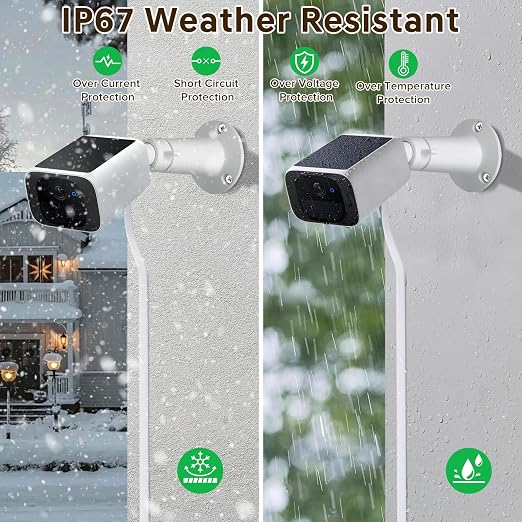 30FT Power Adapter Designed for eufy Security SoloCam S220/S340/S4/E30/E42, eufyCam S330/S3 Pro and eufy Security Indoor Cam S350/E30, Charger and Extension Cable Provide Continuous Charging - White