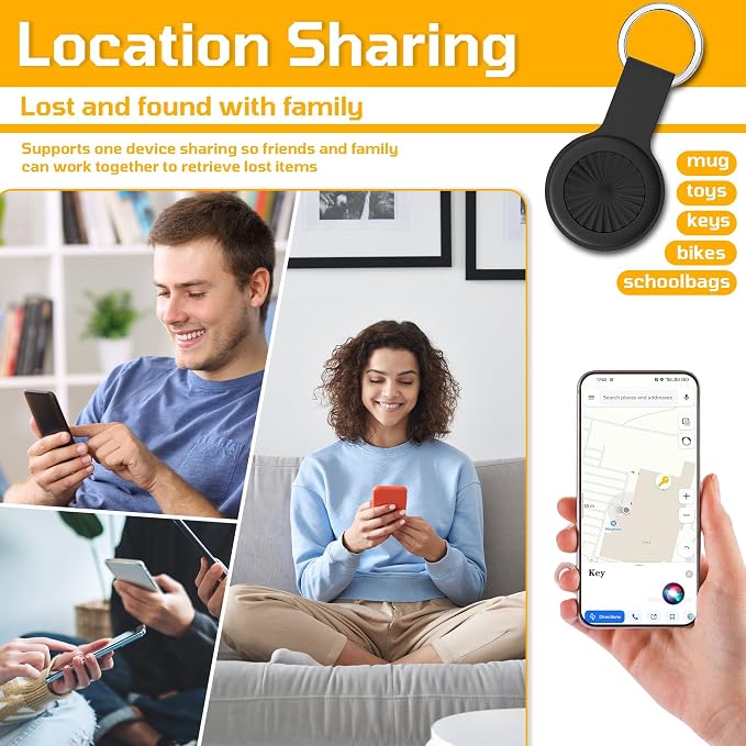 GPS Tracker for Vehicles, Mini Portable Car GPS Tracking of iOS & Android App Support, Full Global Coverage Location GPS Tracker for Dogs,No Subscription Required/No Monthly Fee/No SIM Card Required