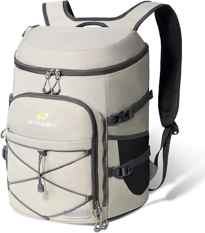 N NEVO RHINO Backpack Coolers Insulated Leak Proof 36/54 Cans,Portable Lightweight Waterproof Insulated Cooler Backpack for Men & Women Ideal for Camping,Travel,Beach,Picnics,Lunch & Day Trips