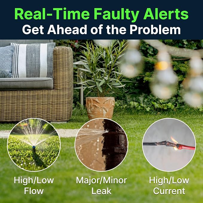 ImoLaza Indoor Smart Sprinkler Controller, ET Automatic Watering Irrigation Controller,2.4GHz WiFi, Ultra Water Saving via Rain/Wind/Freeze/Saturation Skip, App Remote Control & Fault Alerts (4-Zone)