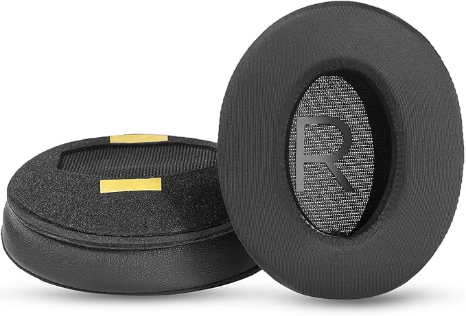 TaiZiChangQin QC45 QC35 Cooling Gel Ear Pads Replacement Compatible with Bose QuietComfort 35 QC35 QC35ii QC45 QC SE Headset Upgrade Earpads Ear Cushions Memory Foam Black