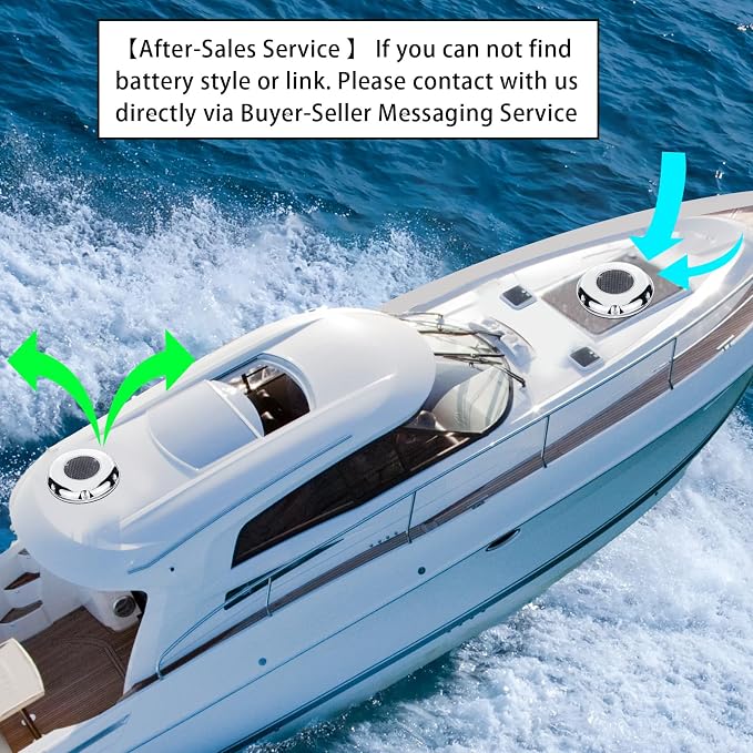 Solar Powered Ventilation Fan Exhaust Stainless Steel with Battery Switch for Marine Boat Waterproof 8.5 Inches