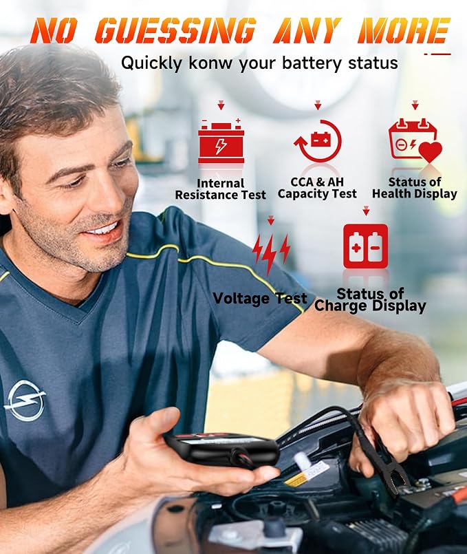 FOXWELL NT604 obd2 Scanner and BT100 Pro Battery Tester