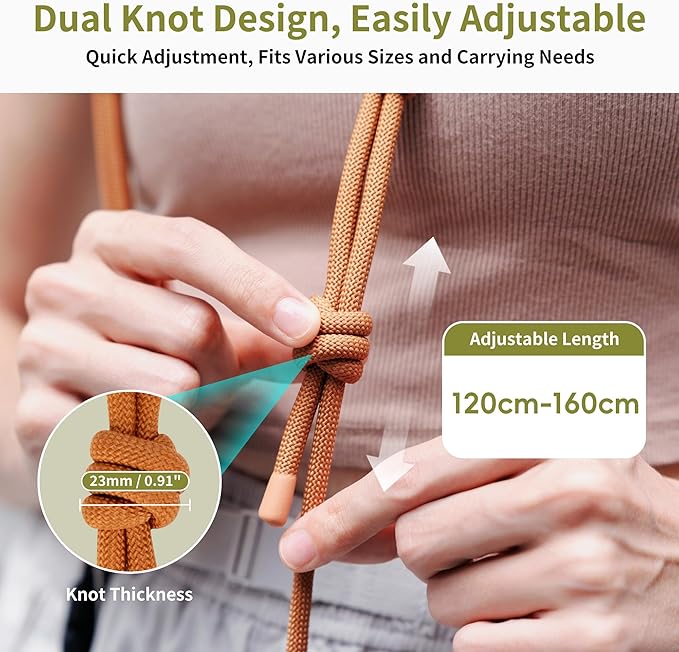 JJC Camera Neck Strap with Quick Release, 47-63" Adjustable Shoulder Sling Strap for Canon EOS R100 R50V R50 R6 Sony A7 V A7 IV A7R V A7C II Fujifilm X half X-E5 X-M5 X-T50 X-T30 III II - GeoVerdure