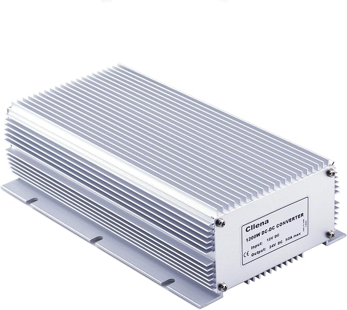 DC/DC 12V to 24V Boost Converter 50A 1200W Step Up Voltage Regulator Module Car Power Supply Voltage Transformer (Input 10V-16V)