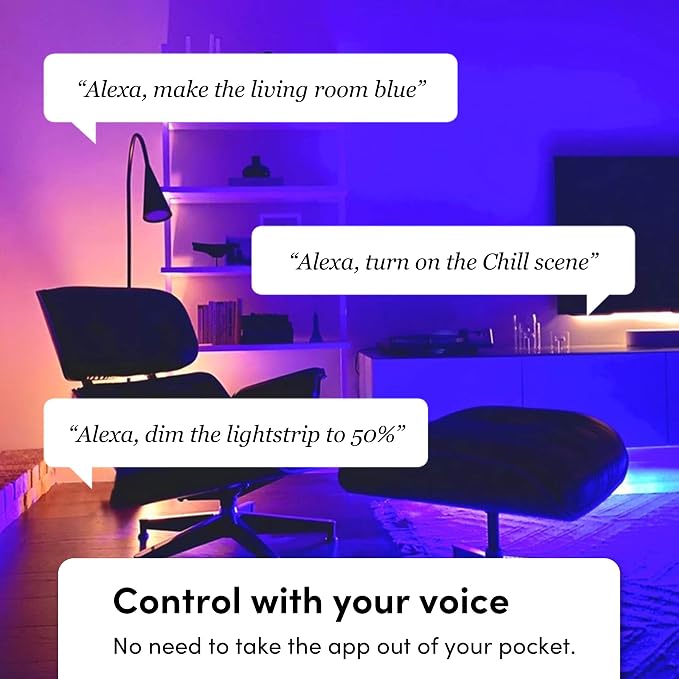 LIFX Supercolor Smart LED Strip Lights 6.6ft (80 inch Kit), Color Changing Multizone RGB + Tunable White, 16 Color Zones, Apple HomeKit, Alexa & Google Home, Music Sync, Dimmable