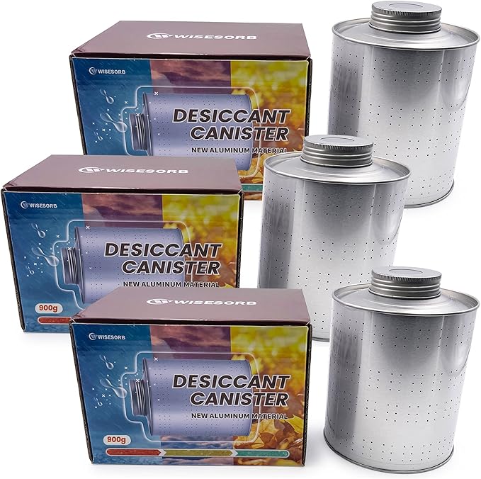 Wisesorb 900 Gram 3 Pack Dehumidifiers for Home, Rechargeable Gun Safe Dehumidifier, Gun Safe Accessories 2 LBS Dehumidifier for Basement, Closet, Garage, Safe, Car, Moisture Absorbers Desiccants