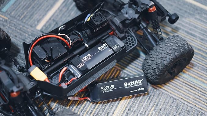 ISDT BattAir 2S 50C 5200mAh XT90 Smart Battery for RC Car Plane FPV Drone (2 Packs)