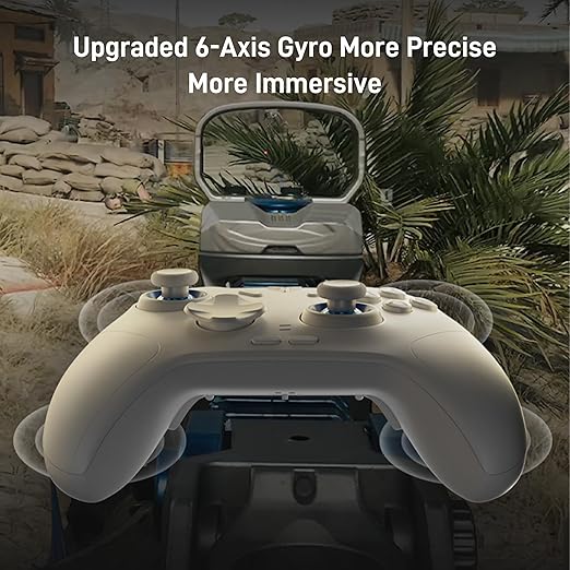 FLYDIGI Direwolf 4 PC Controller Forceflex Joystick Forceswitch Micro & Linear Triggers Stereo Vibration 6-Axis Gyro 1000Hz Report Rate PC/NS/TV/Android