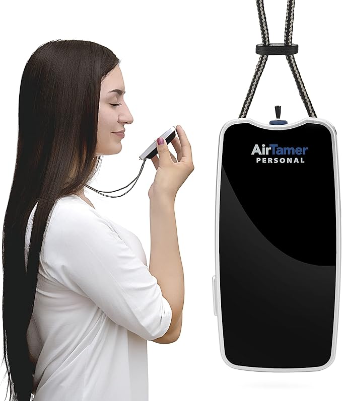 Personal Wearable Air Purifier Necklace, USB Rechargeable, Portable Ionizer | Filterless negative-ion technology. Silent operation. Designed for travel, office, commuting, and everyday use