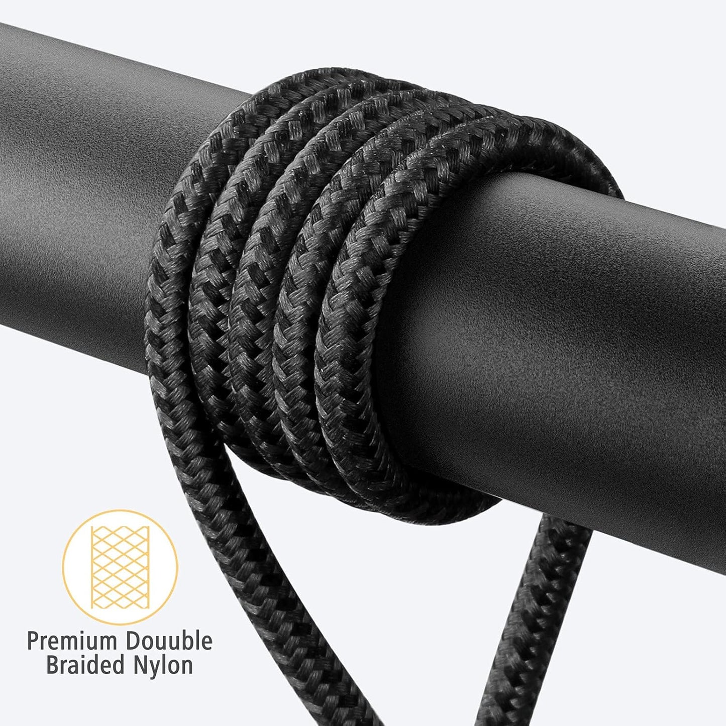 Short iPhone Charger 1FT 2Pack [ MFi Certified] 12 inch 90 degree Lightning Cable Fast Nylon Braided Right Angle iPhone Charging Cord Compatible with iPhone 14/13/12/11/XS/XR/X/8/7/6/6s Puls/iPad