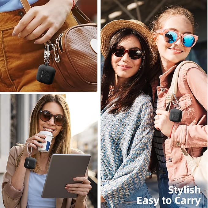 Lerobo for Airpods 4 Case Cover, Floral Engraved Soft Silicone Protective Case with Cleaning Kit & Keychain Compatible with Apple AirPods 4th Gen 2024 for Women,Wireless Charging & LED Visible,Black