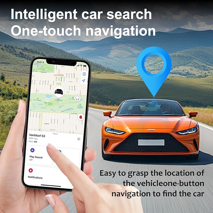 GPS Tracker for Vehicles | Portable Magnetic Device for Cars, Kids, Dogs & Trucks | Full Global Coverage | No Subscription or Monthly Fees