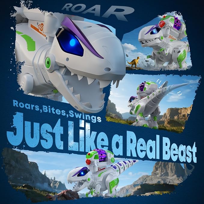 Ruko 18011 Smart Robot Dog Toy for Kids and 8809 Robot Dinosaur