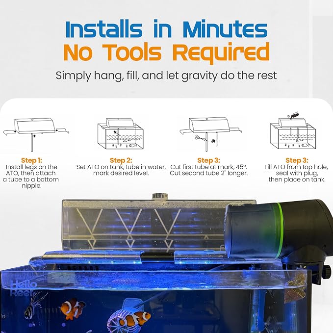 Flipper Aquarium Auto Top Off System ATO Water Level Maintainer for Fresh and Salt Water Aquarium Tanks